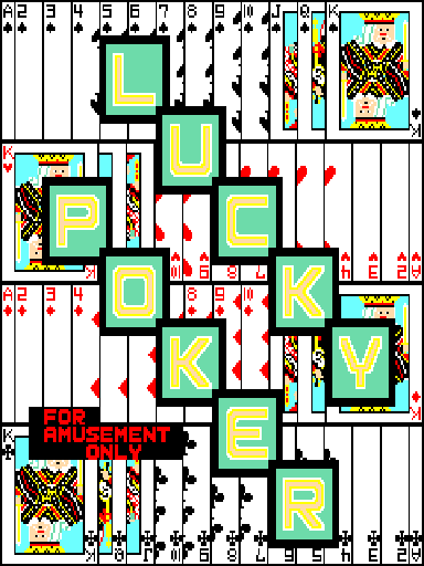 Lucky Poker (Cassette) Title Screen